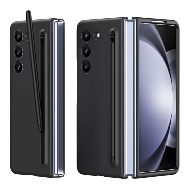 Samsung Galaxy Z Fold 6 Ultra Slim Case with S Pen Holder Soft Matte Shockproof Cover