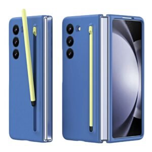 Samsung Galaxy Z Fold 6 Ultra Slim Case with S Pen Holder Soft Matte Shockproof Cover