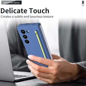 Samsung Galaxy Z Fold 6 Ultra Slim Case with S Pen Holder Soft Matte Shockproof Cover