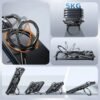 Z-Shape Aluminum Metal Bumper with 360° Rotating Kickstand MagSafe Metal