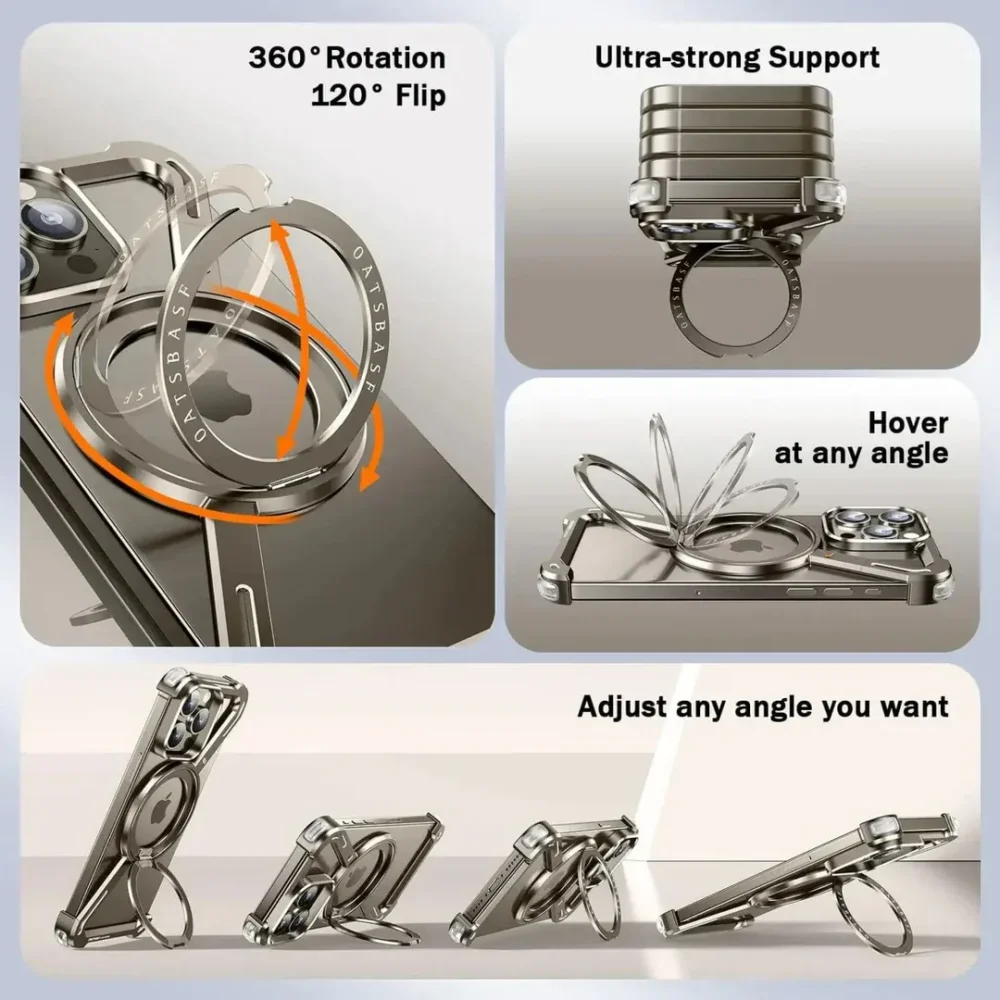 Aluminium Z-Shape Metal Bumper Case for iPhone