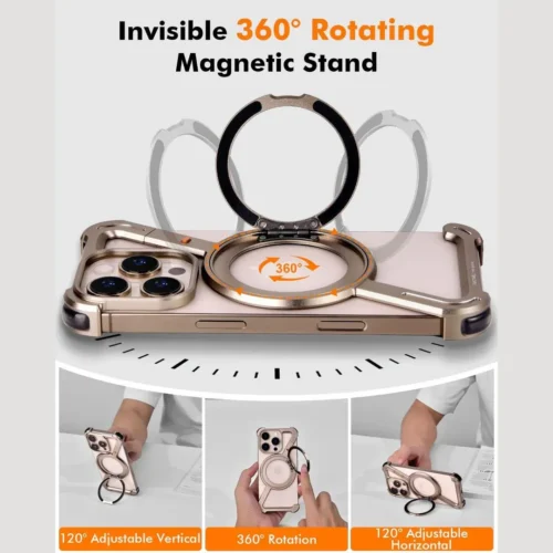 Aluminium Z-Shape Metal Bumper Case for iPhone