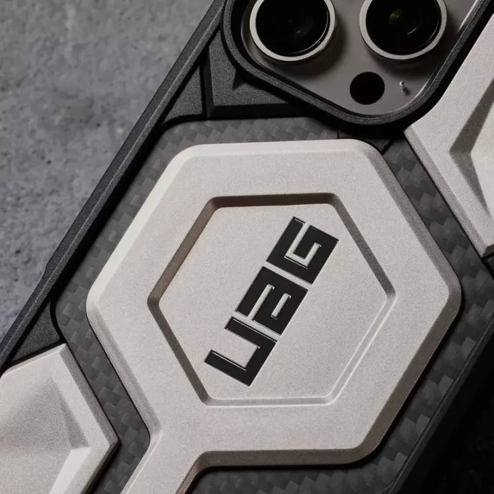 UAG Monarch Pro iPhone Case | 16 to 13 Series | Ultra-Rugged Carbon Fiber | MagSafe Compatible | Military-Grade Protection