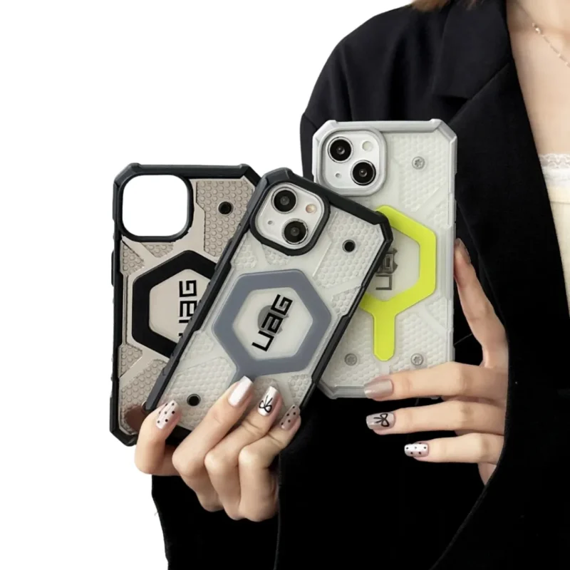 UAG Pathfinder Clear Case for iPhone 16/15/14/13 Series | Military-Grade Protection & MagSafe Compatible