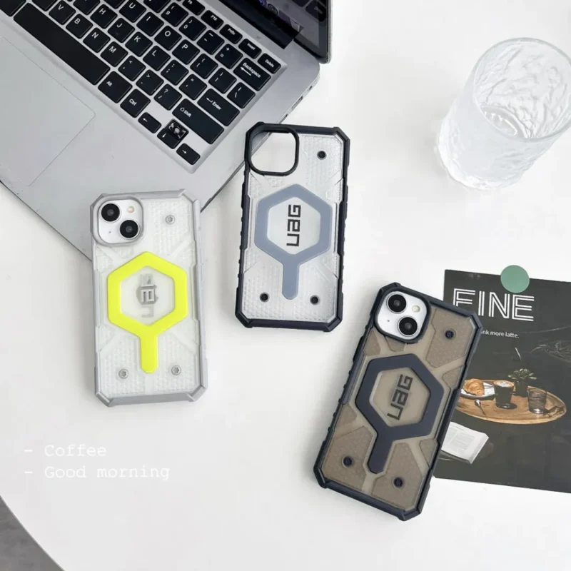 UAG Pathfinder Clear Case for iPhone 16/15/14/13 Series | Military-Grade Protection & MagSafe Compatible