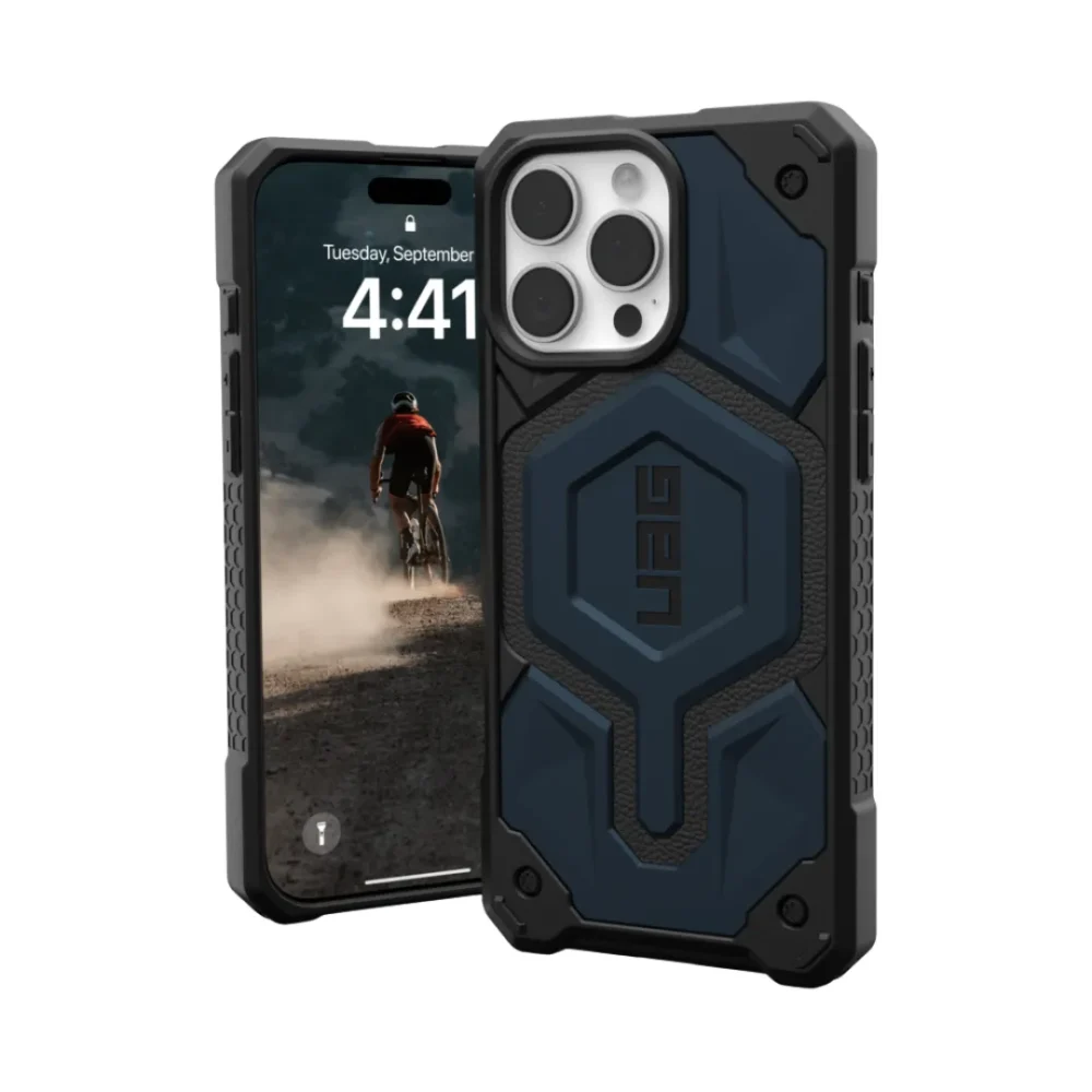 UAG Monarch Pro iPhone Case | 16 to 13 Series | Ultra-Rugged Carbon Fiber | MagSafe Compatible | Military-Grade Protection