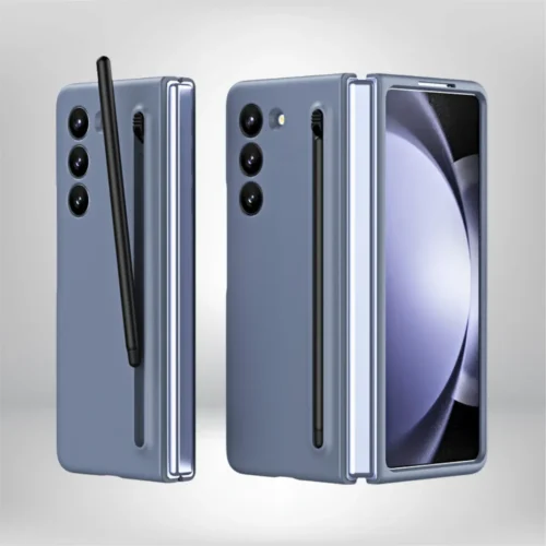 Samsung Galaxy Z Fold 6 Ultra Slim Case with S Pen Holder Soft Matte Shockproof Cover