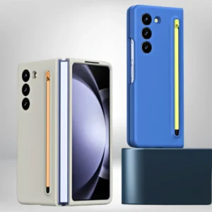 Samsung Galaxy Z Fold 6 Ultra Slim Case with S Pen Holder Soft Matte Shockproof Cover