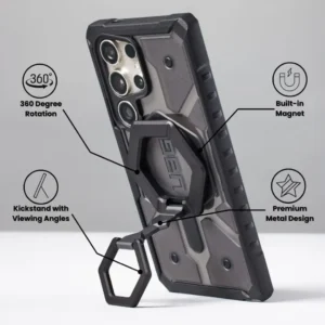 UAG Magnetic Phone Ring Stand | Premium Hexagon MagSafe | Compatible Grip & Kickstand