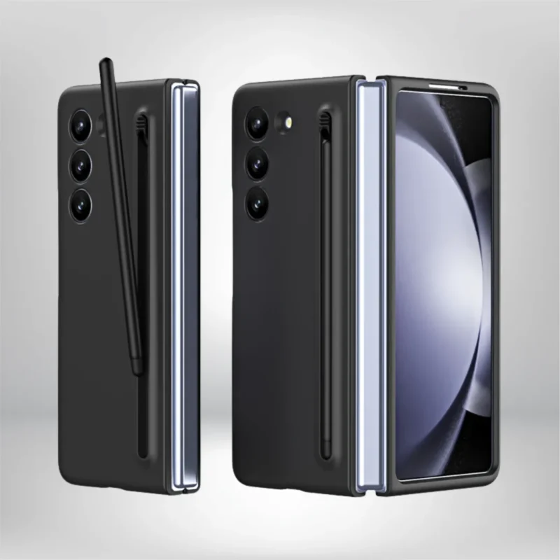 Samsung Galaxy Z Fold 6 Ultra Slim Case with S Pen Holder Soft Matte Shockproof Cover