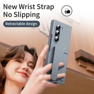 Samsung Galaxy Z Fold 6 Silicone Case with Wrist Strap