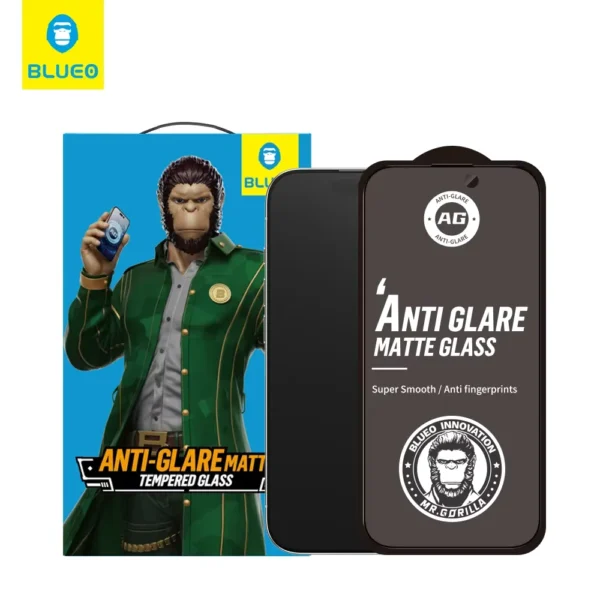 BLUEO Anti-Glare Matte Tempered Glass