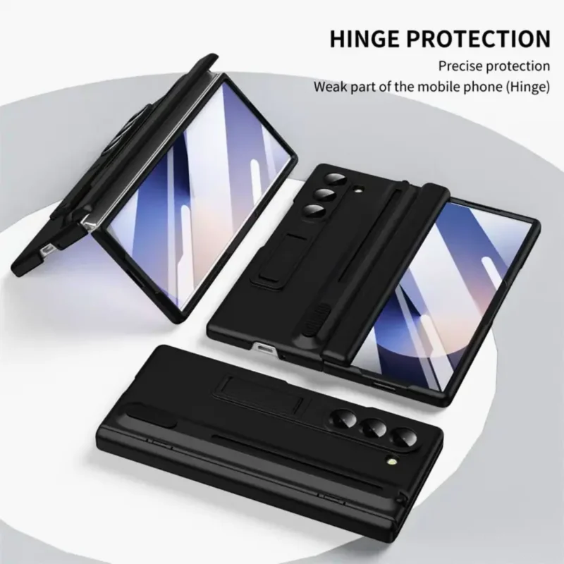 Premium Samsung Fold 6 Support Case with S-Pen and Screen Shield