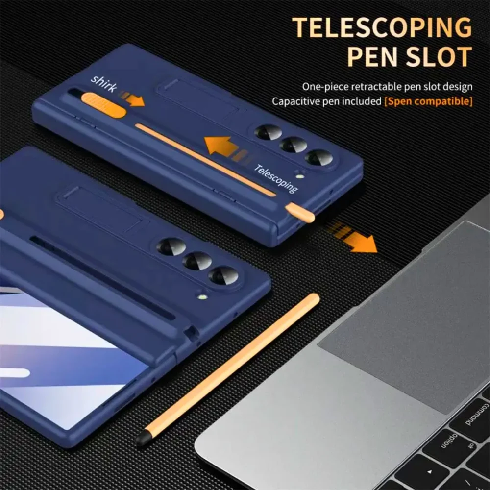 Premium Samsung Fold 6 Support Case with S-Pen and Screen Shield