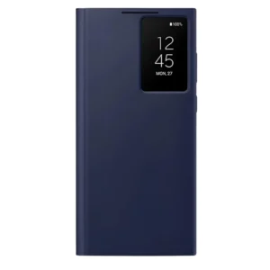 Samsung Galaxy S24 Ultra Smart View Wallet Flip Case – Premium Leather Cover with Card Slots