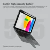 NILLKIN Bumper Combo Keyboard Case for iPad 10th Gen | Ultra-Slim Protection + Wireless Keyboard | 360° Rotating Stand
