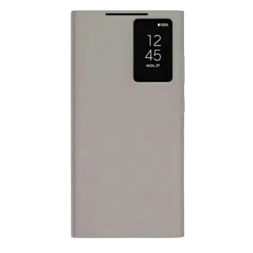 Samsung Galaxy S24 Ultra Smart View Wallet Flip Case – Premium Leather Cover with Card Slots