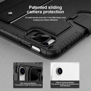 NILLKIN Bumper Combo Keyboard Case for iPad 10th Gen | Ultra-Slim Protection + Wireless Keyboard | 360° Rotating Stand