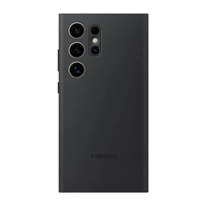 Samsung Galaxy S24 Ultra Smart View Wallet Flip Case – Premium Leather Cover with Card Slots