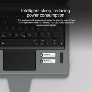 NILLKIN Bumper Combo Keyboard Case | iPad Air 11 & iPad Air 13 | Ultra-Slim Protection + Wireless Keyboard | 360° Rotating Stand