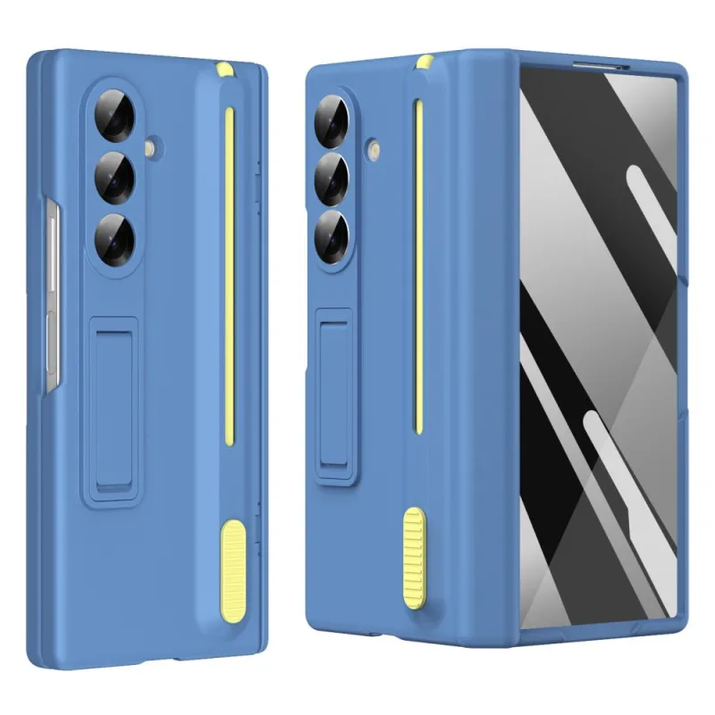 Samsung Galaxy Z Fold 7 Shockproof Case with Built-in Kickstand | Tempered Glass & Stylus – The Ultimate Protection for Your Foldable Phone Protect your premium Samsung Galaxy Z Fold 7 5G with our innovative shockproof case, designed for ultimate durability & convenience. Featuring a built-in kickstand, tempered glass screen protector, and stylus compatibility, this case ensures all-around protection while enhancing functionality. with Built-in Kickstand | Tempered Glass & Stylus