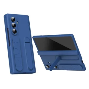 Samsung Galaxy Z Fold 7 Silicone Strap Case with Stand | Hinge & Front Glass Protection Samsung Galaxy Z Fold 7 Silicone Strap Case with Stand | Hinge & Front Glass Protection