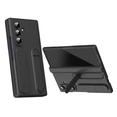 Samsung Galaxy Z Fold 7 Silicone Strap Case with Stand | Hinge & Front Glass Protection Samsung Galaxy Z Fold 7 Silicone Strap Case with Stand | Hinge & Front Glass Protection