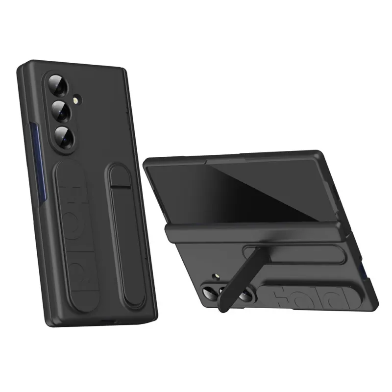 Samsung Galaxy Z Fold 7 Silicone Strap Case with Stand | Hinge & Front Glass Protection Samsung Galaxy Z Fold 7 Silicone Strap Case with Stand | Hinge & Front Glass Protection