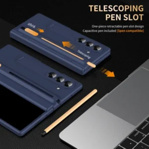 Samsung Galaxy Z Fold 7 Shockproof Case with Built-in Kickstand | Tempered Glass & Stylus – The Ultimate Protection for Your Foldable Phone Protect your premium Samsung Galaxy Z Fold 7 5G with our innovative shockproof case, designed for ultimate durability & convenience. Featuring a built-in kickstand, tempered glass screen protector, and stylus compatibility, this case ensures all-around protection while enhancing functionality. with Built-in Kickstand | Tempered Glass & Stylus