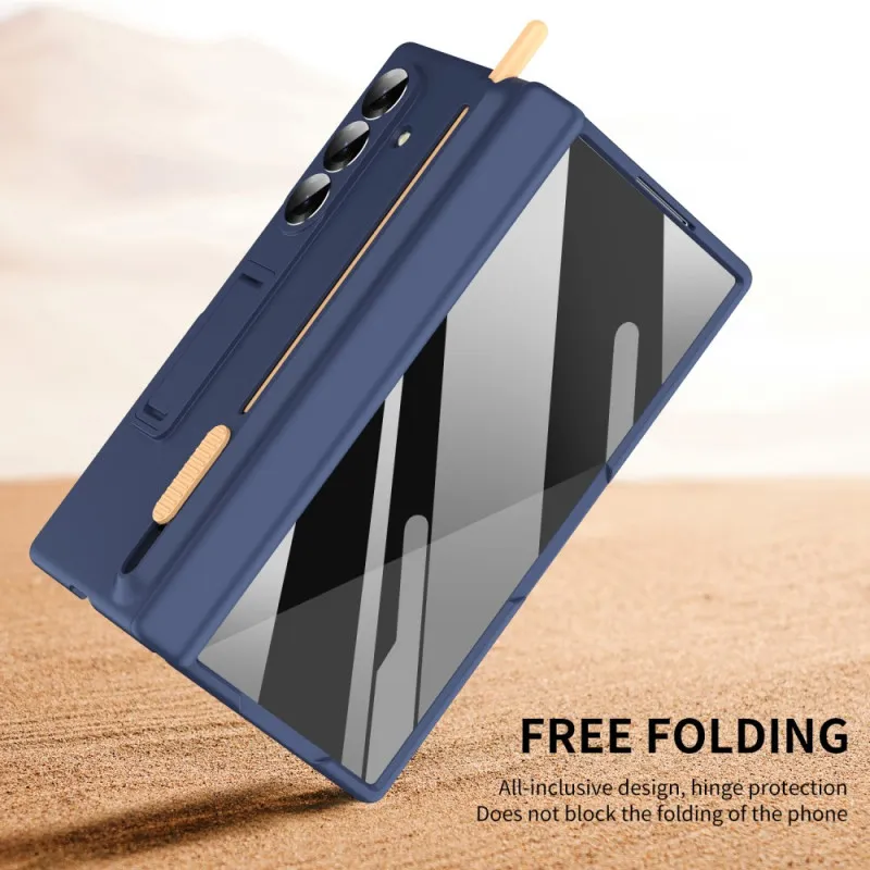 Samsung Galaxy Z Fold 7 Shockproof Case with Built-in Kickstand | Tempered Glass & Stylus – The Ultimate Protection for Your Foldable Phone Protect your premium Samsung Galaxy Z Fold 7 5G with our innovative shockproof case, designed for ultimate durability & convenience. Featuring a built-in kickstand, tempered glass screen protector, and stylus compatibility, this case ensures all-around protection while enhancing functionality. with Built-in Kickstand | Tempered Glass & Stylus