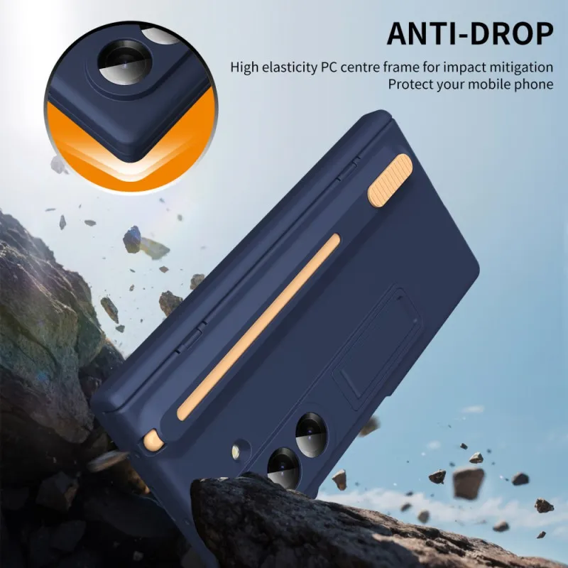 Samsung Galaxy Z Fold 7 Shockproof Case with Built-in Kickstand | Tempered Glass & Stylus – The Ultimate Protection for Your Foldable Phone Protect your premium Samsung Galaxy Z Fold 7 5G with our innovative shockproof case, designed for ultimate durability & convenience. Featuring a built-in kickstand, tempered glass screen protector, and stylus compatibility, this case ensures all-around protection while enhancing functionality. with Built-in Kickstand | Tempered Glass & Stylus