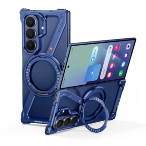 Samsung Galaxy Z Fold 7 Metal Case with Frameless Z Aluminium Alloy | Rotating Stand & MagSafe Compatible