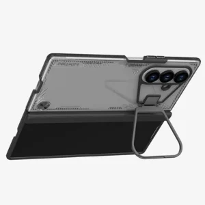 Nillkin Iceblade Camprop Case for Samsung Galaxy Z Fold 7 | Airbag Corners & Stand Black Shockproof Armor