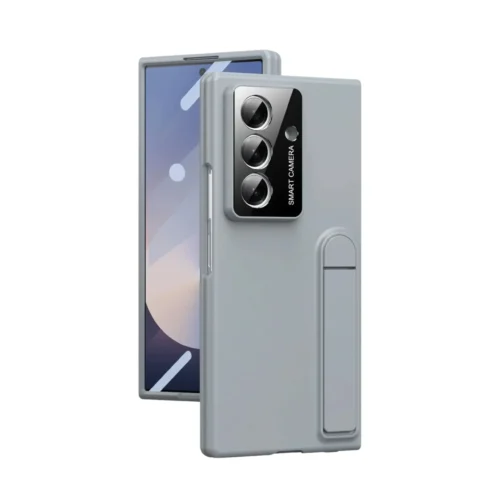 Samsung Galaxy Z Fold 7 Case with Foldable Kickstand | Slim Hard PC Shockproof Cover | Skin Touch Protective Phone Case | Hands Free Stand Samsung Galaxy Z Fold 7 Case with Foldable Kickstand | Slim Hard PC Shockproof Cover | Skin Touch Protective Phone Case | Hands Free Stand