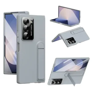 Samsung Galaxy Z Fold 7 Luxury Bumper Case with Built-in Stand & Anti-Drop Protection
