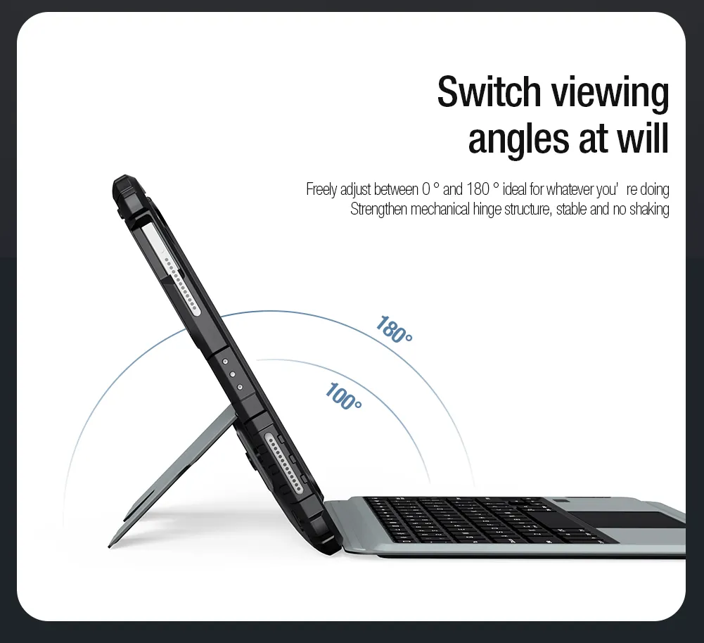 Nillkin Bumper Combo Backlit Keyboard Case for iPad Air 11 (2024) & iPad Air 13/12.9 (2024)