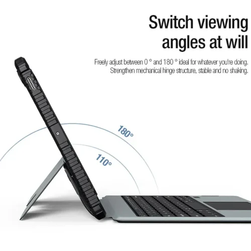 NILLKIN Backlit Bluetooth Keyboard Case for Samsung Galaxy Tab S9 FE Plus | Detachable Keyboard Cover NILLKIN Backlit Bluetooth Keyboard Case for Samsung Galaxy Tab S9 FE Plus | Detachable Keyboard Cover