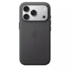 iPhone 17 Pro TechWoven Case with MagSafe in brown with premium woven texture and raised camera protection.