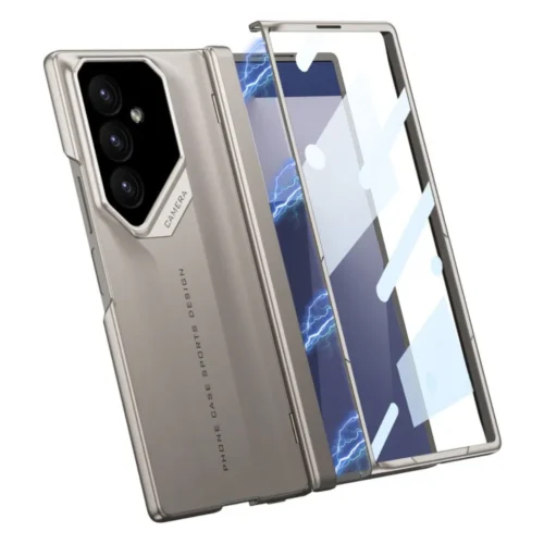 Samsung Galaxy Z Fold 7 Magnetic Hinge Protection Case with Full Body Frame & Transparent Front Cover Samsung Galaxy Z Fold 7 Magnetic Hinge Protection Case with Full Body Frame & Transparent Front Cover