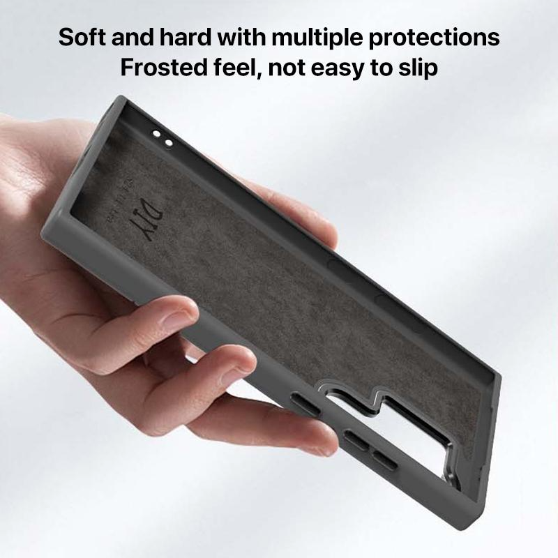 Samsung Galaxy S25 Ultra NFC E-Ink Case with 4-Color Display | Smart Passive Ink Screen Back Cover | Black