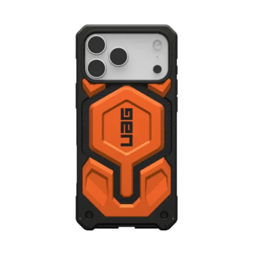 UAG Monarch Pro MagSafe Case for iPhone 17 Pro Series with Carbon Fiber Design | Cosmic Orange UAG Monarch Pro MagSafe Case for iPhone 17 Pro Series with Carbon Fiber Design | Cosmic Orange