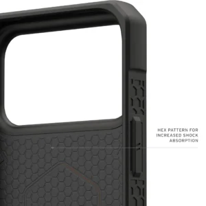 UAG Monarch Pro MagSafe Case for iPhone 17 Pro Series with Carbon Fiber Design | Cosmic Orange