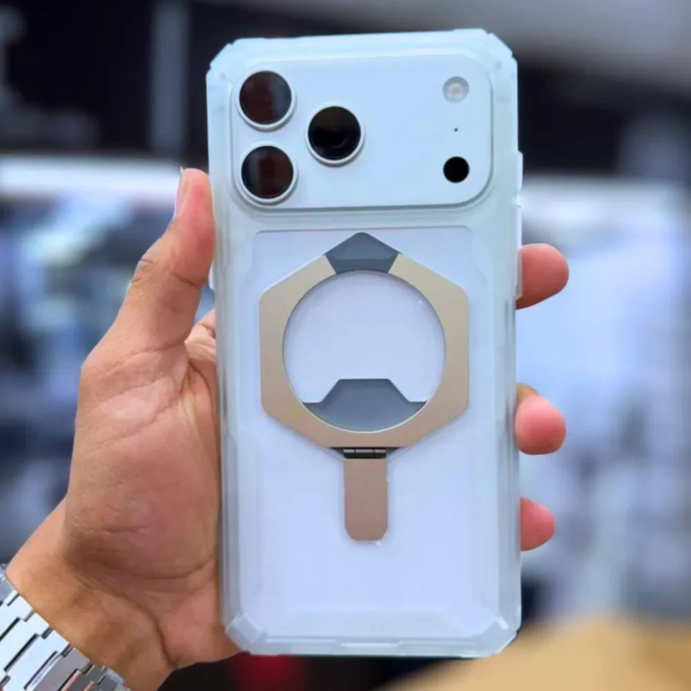 UAG Plasma XTE Case for iPhone 17 Pro & 17 Pro Max | Rugged MagSafe Clear Kickstand Cover