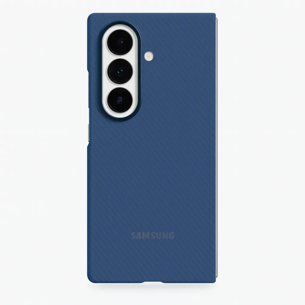 Samsung Galaxy Fold 7 Carbon Shield Case – Ultra-Slim Lightweight Aramid Fiber Protective Cover | Slim Fit Shock Absorbing Back Case | Premium Grip, Camera Protection & Scratch-Resistant Design