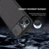 Nillkin CamShield Pro Black Case for iPhone 14 & iPhone 15 with Sliding Camera Protection