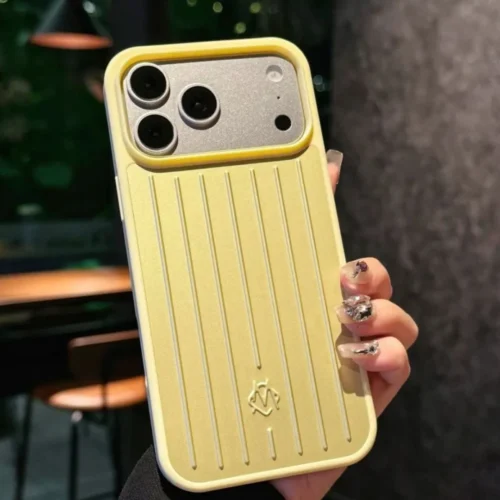 Rimova Aluminium Stripes Case for iPhone 17 Pro & 17 Pro Max - Luxury Metal Look