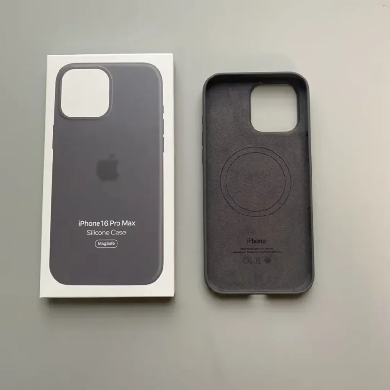 Silicone Case with MagSafe IC Pop-Up Slim Soft Touch