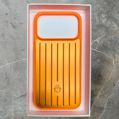 Rimova Aluminium Stripes Case for iPhone 17 Pro & 17 Pro Max - Luxury Metal Look