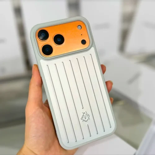 Rimova Aluminium Stripes Case for iPhone 17 Pro & 17 Pro Max - Luxury Metal Look