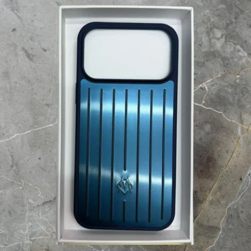 Rimova Aluminium Stripes Case for iPhone 17 Pro & 17 Pro Max - Luxury Metal Look